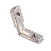 20pcs T Slot Aluminio Perfil L-Forma Soportes Internos Ocultos Con Tornillos Para Perfil De Aluminio Herramientas De Carpintería DIY - details 6