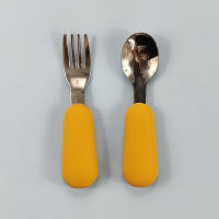 Juego De Utensilios Para Bebé De Acero Inoxidable Juego De Comedor Para Niños Cuchillo Cuchara Y Tenedor Con Diseño De Dibujos Animados Para Infantes - details 7