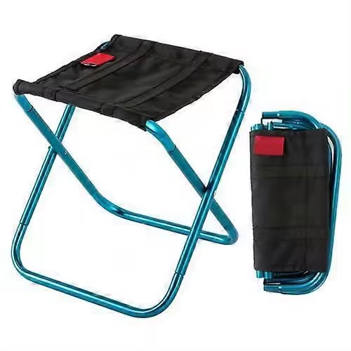 Sillas portátiles de aleación de Aluminio para Exterior, para pesca, picnic, camping, etc. - 1