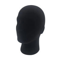 Cabeza De Muñeca De Esponja Para Mujer Y Hombre Con Peluca Gafas Y Gorra Soporte De Exhibición Para Peluquería Decoración De Estilo De Barbería - details 1