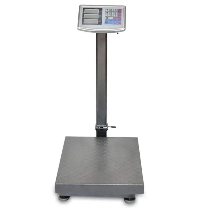 IPSDI Báscula Industrial de Plataforma 150 kg. Balanza Digital Plegable con Pantalla LCD. Plataforma de Acero. Báscula Profesional Multifuncional, Perfecta para Paquetería, Almacenes, Comercios. - 1