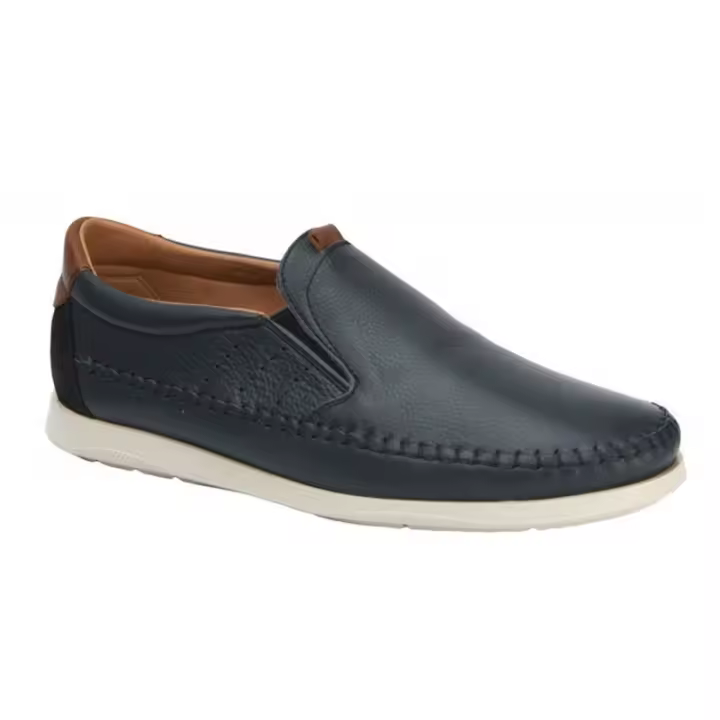 Kiowa DJ Santa Cómoda Piel y Elásticos Para Hombre Referencia: 2989 Marino, Roble Mocasín Hombre muy cómodo en piel con Elásticos en ambos lados, plantilla transpirable de Microfibra.  *Suela Flexible y con buen agarre  *Fabricado en España - 1
