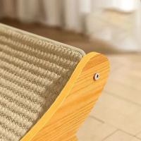 Placa De Rasguño Para Gatos De Madera Desmontable Resistente Al Desgaste Con Cama Para Descanso De Gatos Juguete Para Masticar Ideal Para Gatos Y Gatitos - details 5