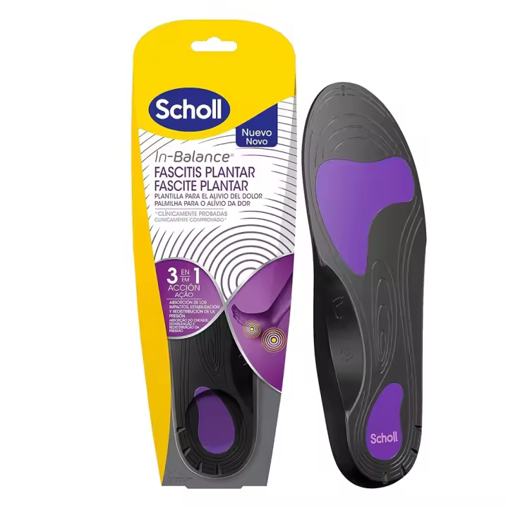 Scholl  Plantilla in Balance  Fascitis Plantar 3 en 1 Talla M - 1