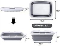 Cesta de picnics portáthil para Exterior-Bolsa de compresas plegable -Caja de almacenamiento que ahorra Espacio - details 1
