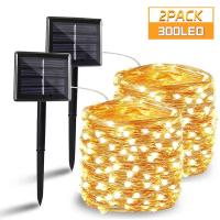 Luces De Fairy LED Solar 7m/12m/22m/32m Impermeables Con 8 Modos Para Decoración De Fiesta Boda Navidad Enlace Exterior - details 0