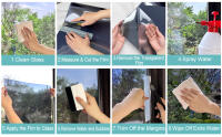 Película De Ventana De Privacidad Espejo Unidireccional Autoadhesiva Para Control De Calor Y Protección UV Decorativa Para Hogar Y Oficina - details 7