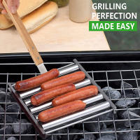 Relleno De Salchicha Para Barbacoa En Acero Inoxidable Herramienta De Barbecue No Adhesiva Portátil Para Camping Y Picnic - details 3