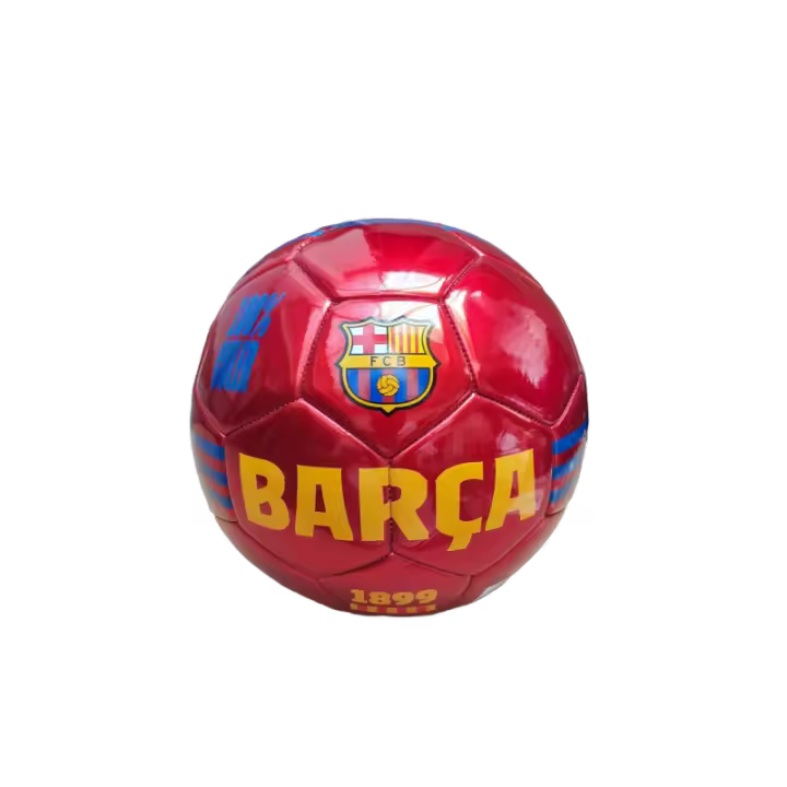 Balón Fútbol Club Barcelona rojo grande talla 5 similar al reglamentario BFCB5081 - 1
