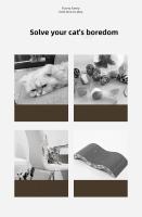 Tablero De Rasguñar Para Mascotas Largo Y Recto Matriz De Papel Corrugado Juguete Protector De Muebles Para Gatos Y Gatitos - details 2