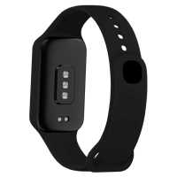 Ociodual Correa de Recambio Compatible con Xiaomi Smart Band 8 Active/Redmi Smart Band 2, de color Negro, Pulsera de Repuesto de Silicona Suave Flexible Sport Goma Transpirable - details 4