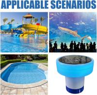 Flotador de chloren para piscina de 15 cm para accesorios de piscina y Jacuzzi (+ pastillas desinfectantes de 100g) - details 1