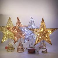 Estrella LED Para Árbol De Navidad Tamaño Grande Alimentado Por Baterías Decoración Para Sala De Estar Jardín Fiesta Año Nuevo 2025 - details 14