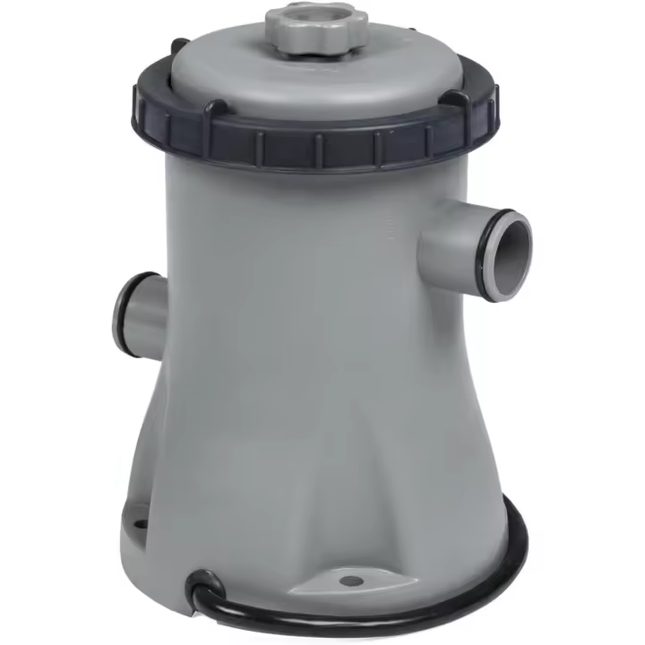 Depuradora de cartucho para piscina Bestway 58381, filtro 1.249 L/h, fácil instalación y mantenimiento, ideal para piscinas desmontables, caja abierta - 1