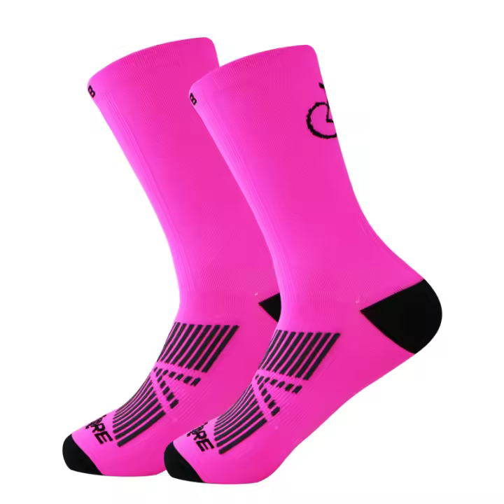 Calcetines De Ciclismo Profesionales MTB Para Protección Del Pie Transpirables Y Absorbentes De Sudor Calcetines De Poliéster Y Nylon Para Hombres - 1