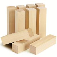 Bloques De Madera Para Grabado Y Modelado De Basswood 10pcs Para Principiantes Y Expertos En Artesanía DIY - details 0
