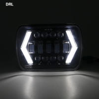 Faros LED Impermeables 90W 7x6'' 5X7" Para Jeep YJ Cherokee XJ Trucks Con DRL Blanco Y Señal De Giro Amarilla Compatible Con Modelos De 1990 a 2015 - details 11