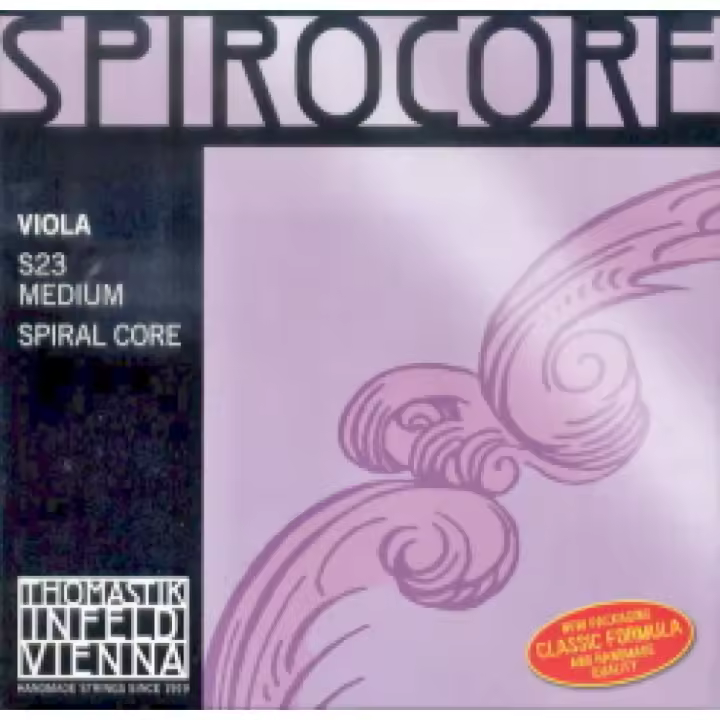 CUERDAS VIOLA-Thomastik (Spirocore/S23) (Juego completo) Medium Viola 4/4 - 1