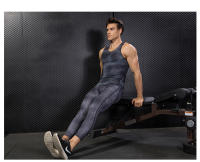 Pantalones de entrenamiento de compresión para hombre, mallas cortas deportivas de secado rápido para gimnasio, Fitness, culturismo, 
Leggings de capa Base para correr con - details 3
