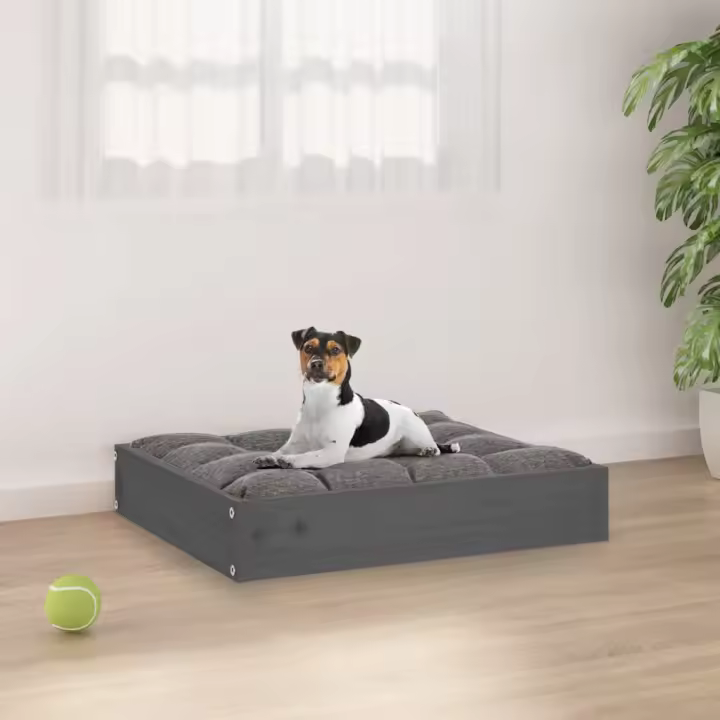 Cama para Perros de espuma de cuero sintético Azul Oscuro 88x65 cm - 1