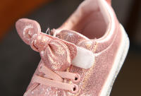 Zapatos De Niñas 2020 Primavera Otoño Con Cordones Glitter Cuero Sintético Antideslizantes Planos Casuales Para Niñas Tallas 7-13 Adecuados Para Todas Las Estaciones - details 16