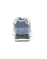 Emporio Armani Zapatillas Zapatos de Cuero Hombre Azul X4X220 XL188 D879 - details 4