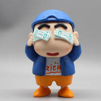 Figura De Colección Crayon Shin Chan Chibi Maruko Chan Tyrano Local Shin Chan Modelo PVC Figura De Acción Decoración Juguete Regalo Para Adolescentes - details 8