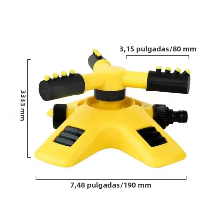Nueva Riega Automática 360 Grados Para Jardín Gran Cobertura De Área Riega De Jardín Con Sistemas De Riego Y Pulverización - 1