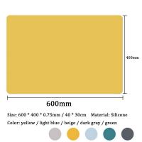 Mantel De Silicona Impermeable 60/40cm Antideslizante Y Resistente Al Calor Para Protector De Encimera De Cocina Lavable Decoración Europea - details 7