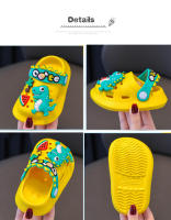 Sandalias De Verano Para Niños Y Niñas Con Diseño De Dinosaurio Antideslizantes Y Transpirables Zapatillas De Interior Y Playa - details 4