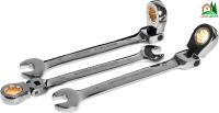 KRAFTMANN - Conjunto de Llaves de Trinquete, Herramientas, 22 Piezas de Metal Resistente de Cromo-Vanadio - details 1