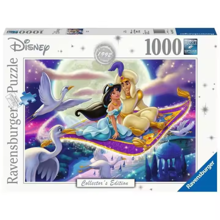 Ravensburger Aladín - Puzzle 1000 Piezas - Artesanía Meticulosa - Experiencia de Montaje Agradable - Entretenimiento y Relajación - 1