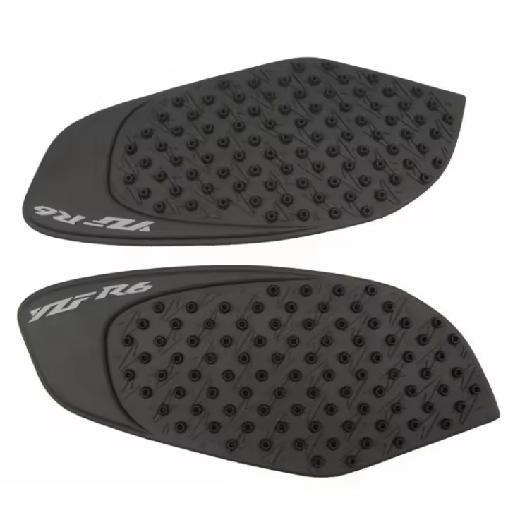 ✅ RajoMotor Grip de goma para deposito Compatible con YAMAHA YZF  R6  R6R Grip de goma, Almohadilla de depósito, Protector de depósito, Antideslizante, Motocicleta, Depósito de combustible GRI4  Grip de goma, Almohadilla de depósito, Protector - 1