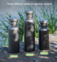 Botella De Agua De Titánico Puro 750ml 600ml Portátil Para Camping Al Aire Libre Deportes Ciclismo Senderismo Suministros De Turismo - details 2