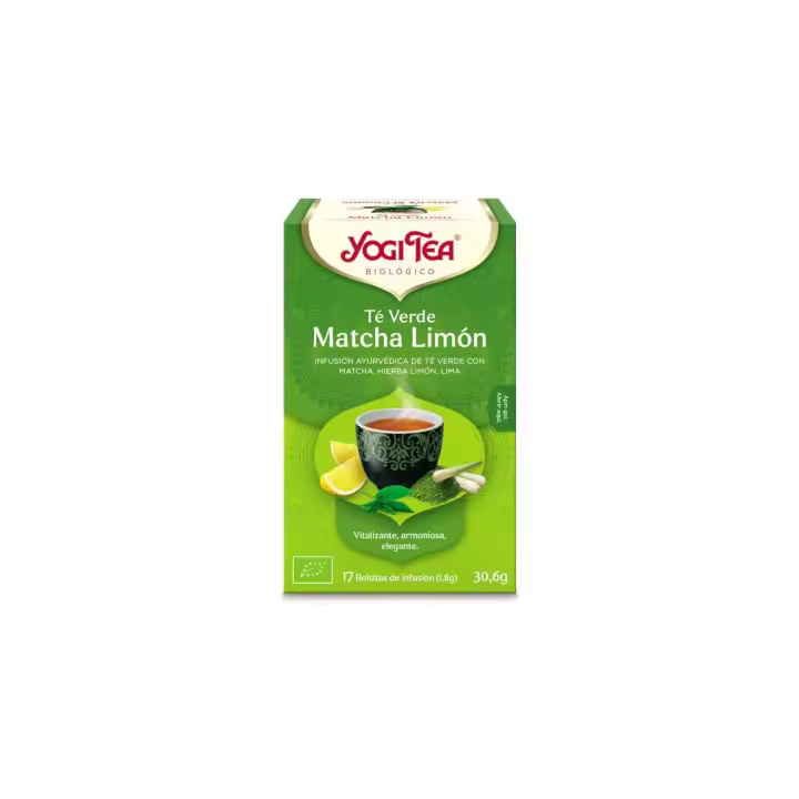 Yogi Tea Te verde Matcha Limon 17 filtros Bio - 1