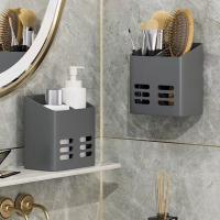 Estante De Ducha Para Cosméticos Y Toallitas Almacenamiento Colgante En La Pared Soporte Para Pasta De Dientes Y Cepillo De Dientes - details 7