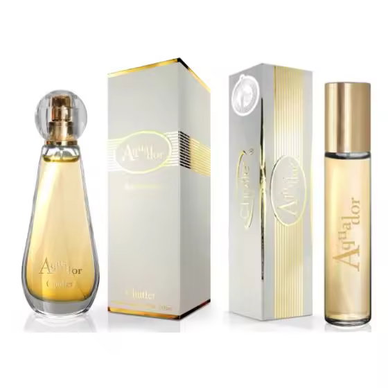 PACK AQUADOR WOMAN  (130ML)-----EAU DE PARFUM AQUADOR WOMAN 100ML Y EAU DE PARFUM AQUADOR 30ML -----30ML PERFECTO PARA EL BOLSO ---MARCA CHATLER---FRAGANCIA DURADERA, DURACIÓN 8 HORAS--- PERFUME VEGANO - 1