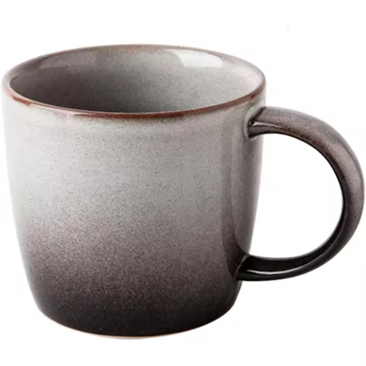 Taza de café de Cerámica Biigming, Taza de té Azul de 330 ml para la Oficina y el hogar, apta para lavavajillas y microondes, Taza de Cerámica hecha a mano - 1