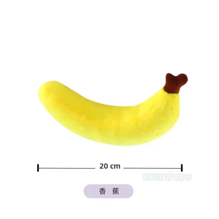 Juguete De Peluche De Frutas Y Verduras Simulación Dinosaurio Suave Para Bebés Juguetes Educativos Para Niños Garlic Strawberry Broccoli Watermelon Pumpkin - 1