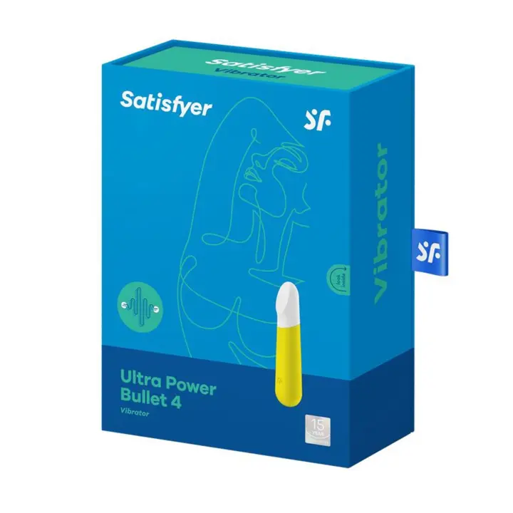 SATISFYER ULTRA POWER BULLET 4 VIBRADOR AMARILLO - 1