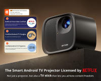 ETOE E3 Pro Proyector con Android TV, 600 ANSI, Resolución Nativa 1080P, Decodificación 4K, Enfoque Automático y Corrección de Keystone, WiFi Doble Banda y Audio de 20W - details 2