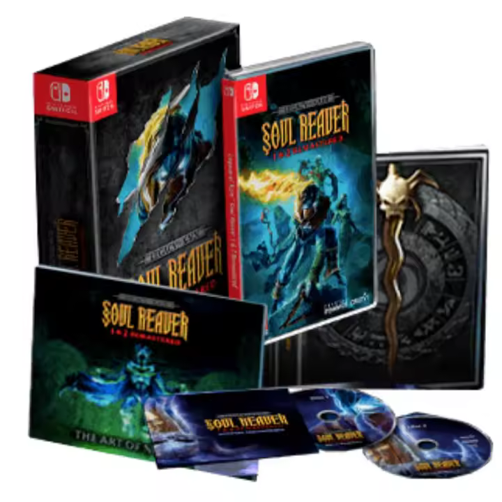 PREVENTA LEGACY OF KAIN SOUL REAVER 1 Y 2 REMASTERED DELUXE EDITION SWITCH PAL ESPAÑA NUEVO FISICO PRECINTADO ESPAÑOL - Videotec - 1