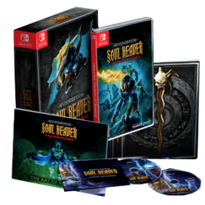PREVENTA LEGACY OF KAIN SOUL REAVER 1 Y 2 REMASTERED DELUXE EDITION SWITCH PAL ESPAÑA NUEVO FISICO PRECINTADO ESPAÑOL - Videotec - 1