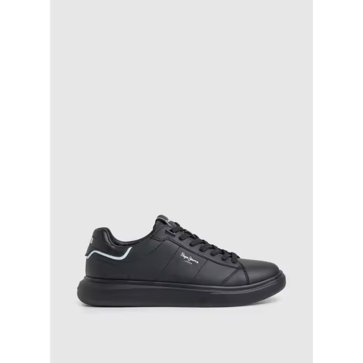 Zapatillas deportivas hombre PEPE JEANS PMS30981 997 DEPORTIVO FACTORI (TODO NEGRO) 29629 23I - 1