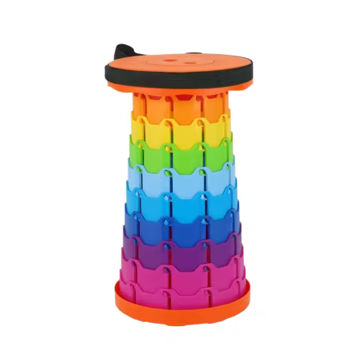 Taburete plegable mejorado, ligero pero resistente, con capacidad de carga, portátil, para acampar, pescar, hacer senderismo y barbacoas. - 1