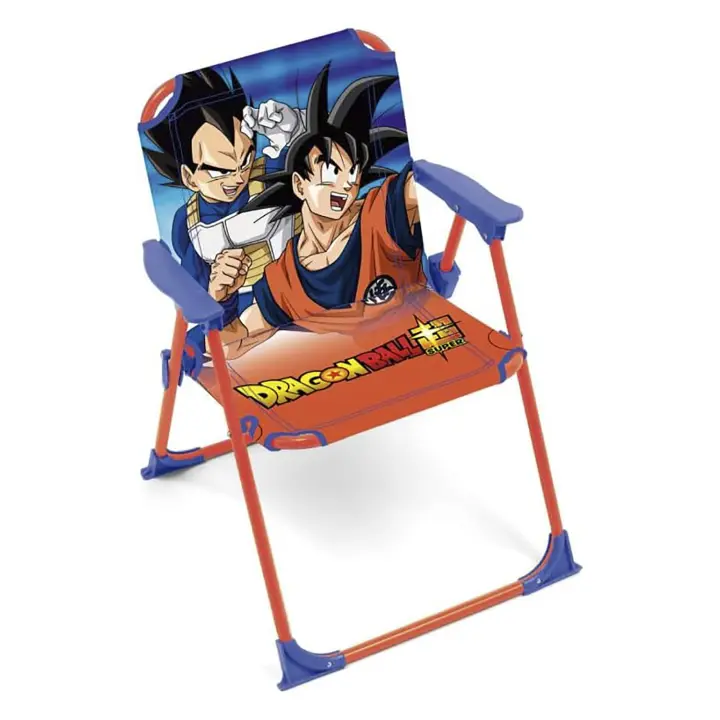 Silla Plegable con Brazos de 38x32x53cm Animado, Silla para  Niños para Playa, Camping, Ligero y  Cómodo de Transportar, Silla Infantil, Resistente y segura, Uso interior o Exterior Dispone de cierre de seguridad para Evitar el plegado durante su uso - 1