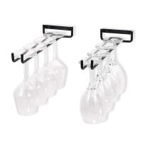 Soporte De Vajilla De Hierro Negro De Alta Calidad Para Cocina Y Bar Soporte De Cristal Para Vino Montado En La Pared Estilo Goblet - details 5