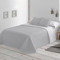 STARLEY- Colcha Bouti de verano fresca, ligera, reversible y elegante cama 90-cama 150cm,tejido 100% poliéster, relleno 100% poliéster 90 g/m2,Incluye fundas de almohada 50x70cm (Cama de 90 con 1 funda de almohada y cama de 135/150/180 con 2 fundas de alm - details 3