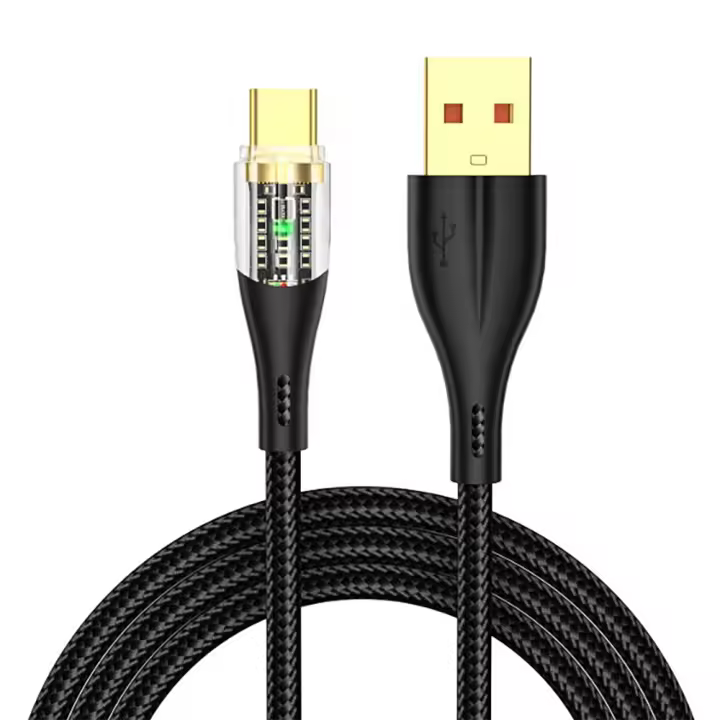 Cable De Carga Rápida 120W 6A USB a Tipo C Para Xiaomi 12 Redmi Note 11 Samsung S22 S21 Huawei Cargador De Datos Resistente a Quemaduras - 1