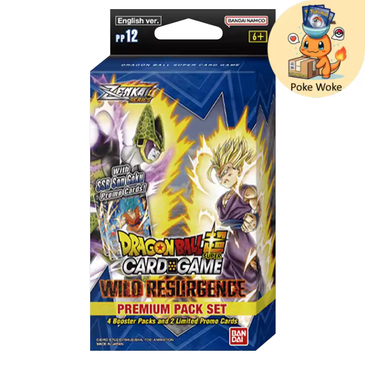 DB - PP12 - Premium Pack Wild Resurgence - Inglés - Cartas Dragon Ball Originales Tcg Jcc - 1